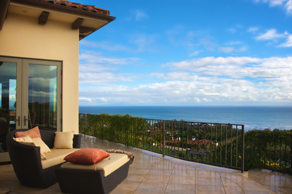 amazing view from luxurious home in malibu ca